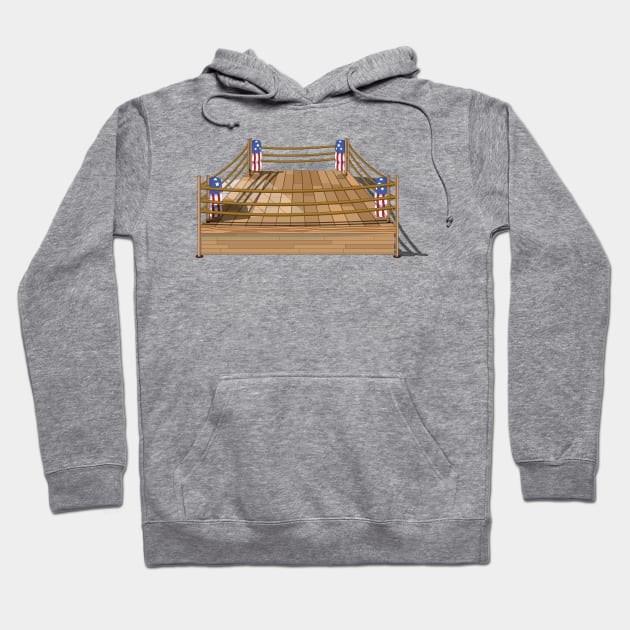 Boxing Ring Hoodie by nickemporium1